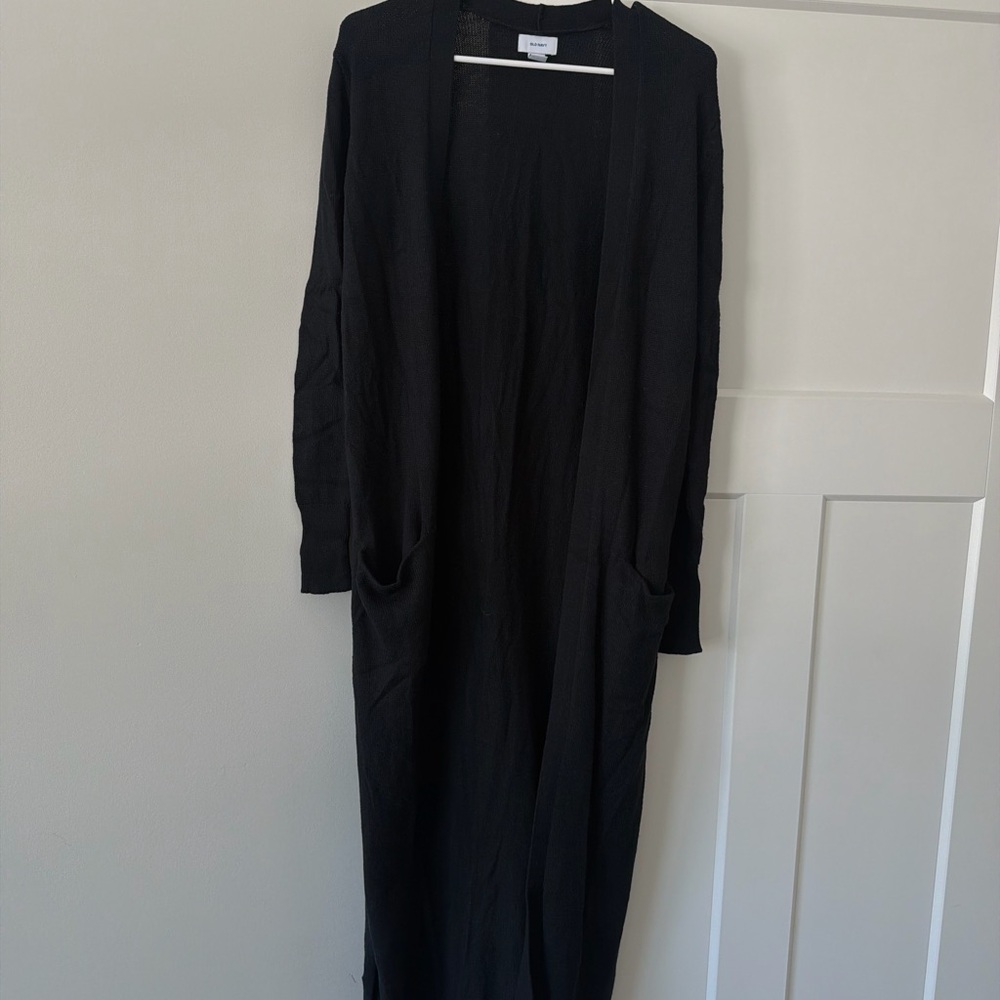 Old Navy Black Knit Cardigan